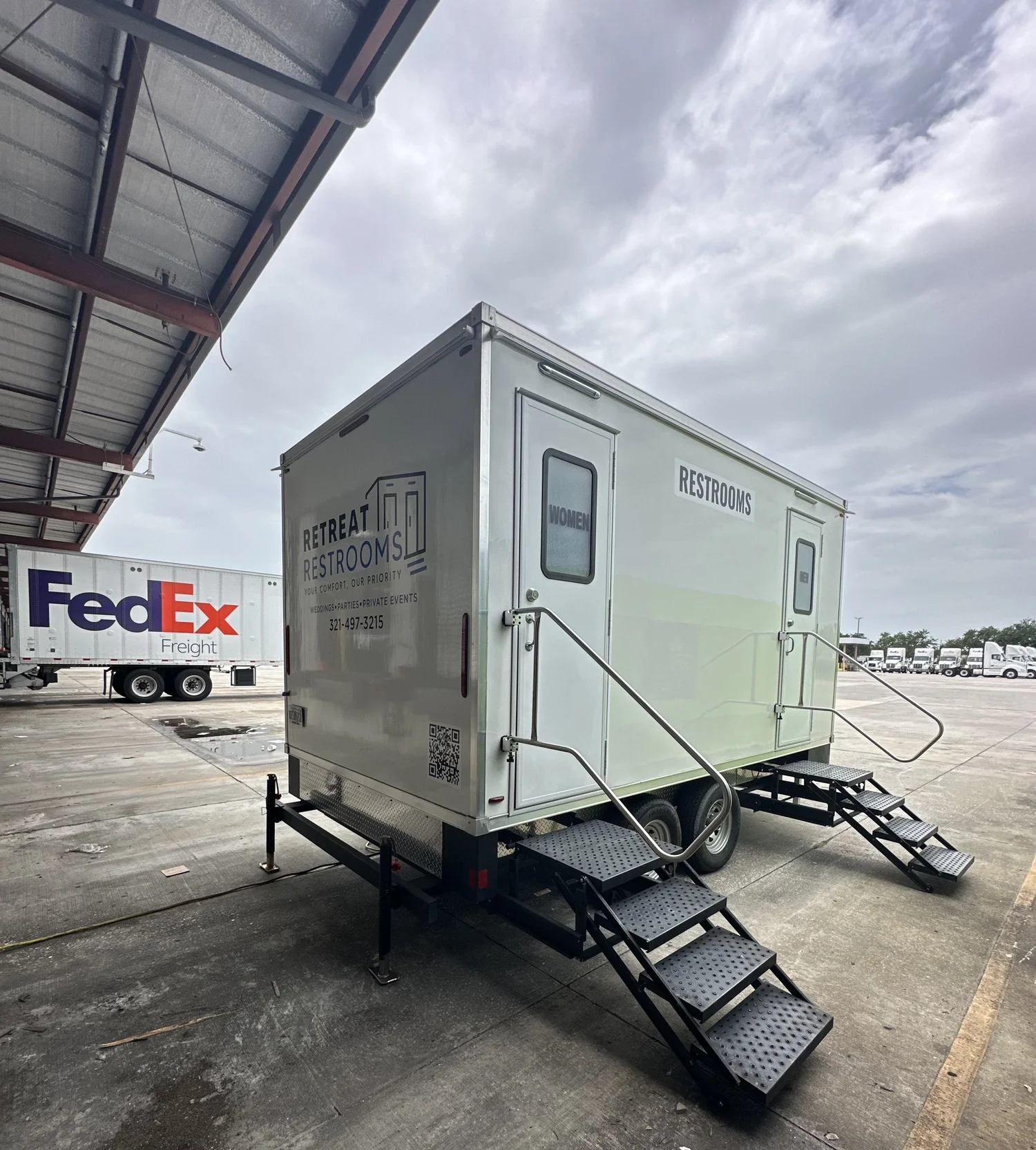 ADA 2+ Restroom rental unit